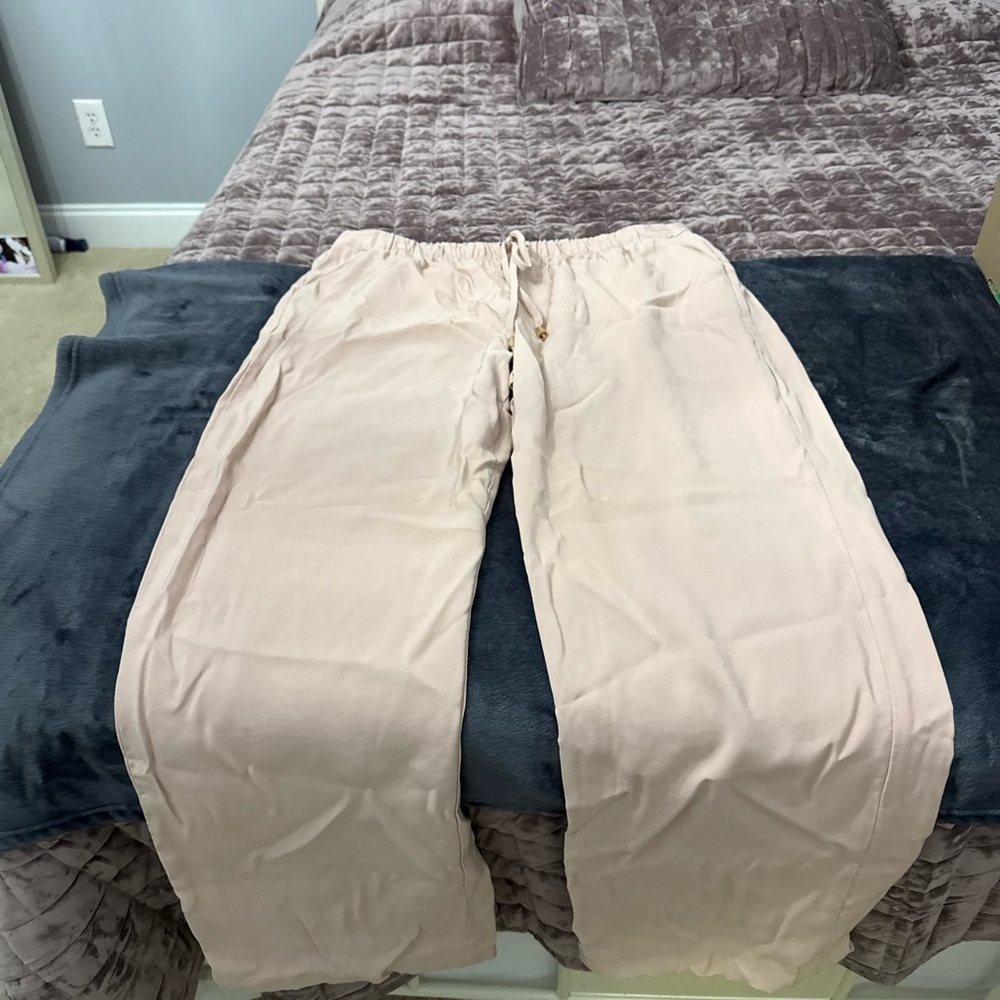 Vince Camuto Pale Blush Elastic Waist Pants